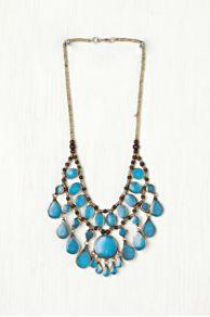 Natalie B.  Large Stone Layering Collar At Free People