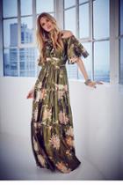 Free People Womens Cecily Metallic Gown