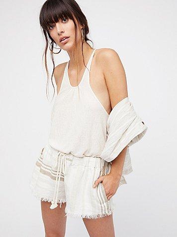 Bondi Beach Stripe Shorts By Free People