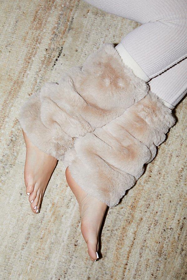 Slopes Faux Fur Legwarmer By Free People