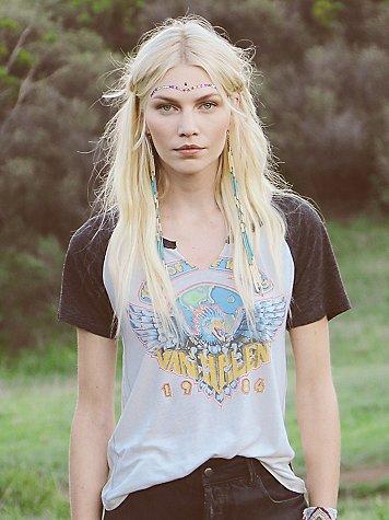 Free People Van Halen Raglan Tee