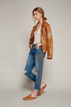 Free People Womens Abbied Studded Bf Jean