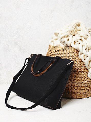 Free People Slouchy Vegan Tote