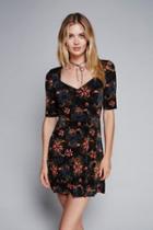 Free People Womens Up All Night Mini Dress