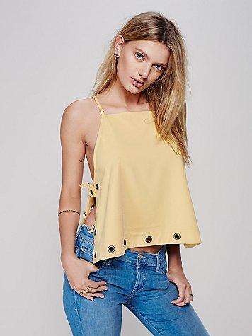 Free People City Fever Grommet Tank
