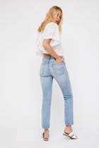 505c Distressed Crop Jeans By Levi&apos;s At Free People