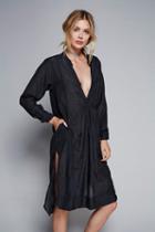 Free People X Cp Shades Womens Zach Shirt Dress