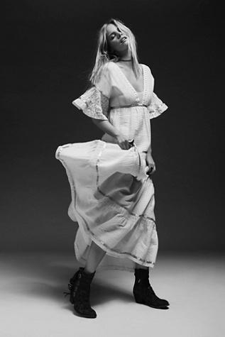 Fp Limited Edition Womens Ana's Limited Edition White Dress