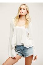 Free People Womens Cherry Blossom Peplum