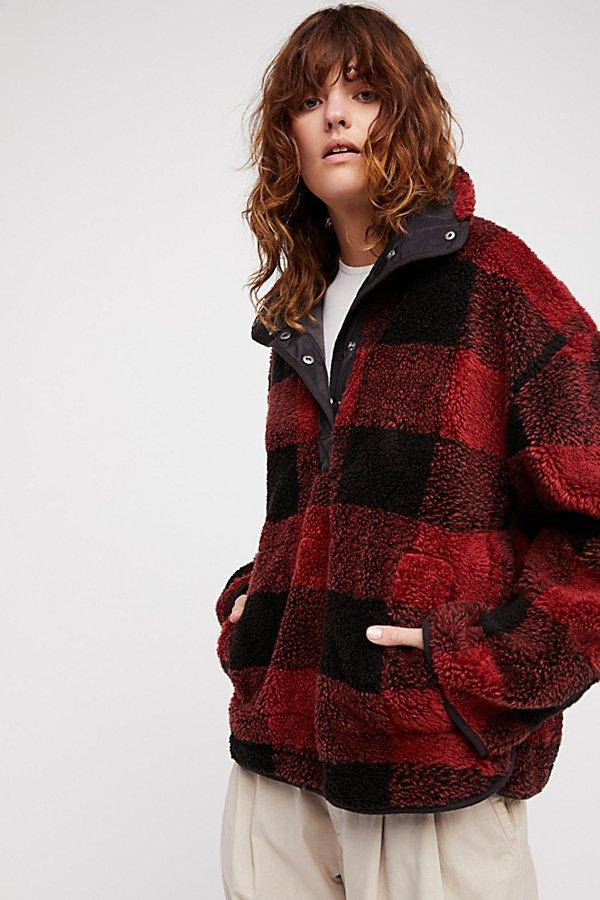 Oh So Cozy Plaid Pullover By Free People