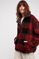 Oh So Cozy Plaid Pullover By Free People