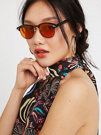 Playing Hooky Clubmaster By Replay Vintage Sunglasses