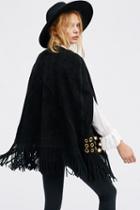 Backstage Suede Cape By Free People