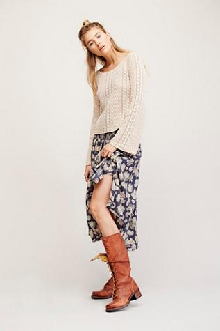 Free People Womens Take Me There Maxi Skirt