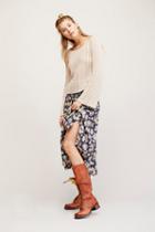 Free People Womens Take Me There Maxi Skirt
