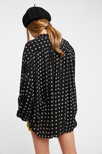 Printed Dot Top By Free People