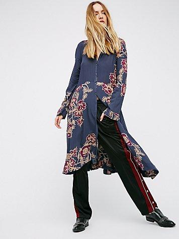 Free People City Walker Midi Dress