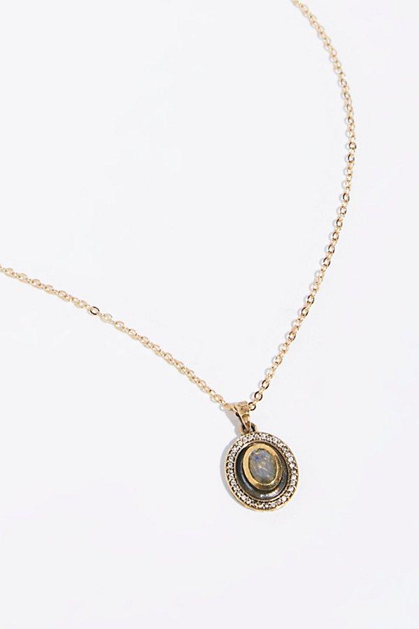 Medallion Talen Stone Necklace By Tat2 Designs At Free People