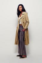 Free People Womens Full Sweep Trench Coat