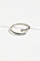 Shoshanna Lee Jewelry Womens Pave Diamond Nail Wrap Ri