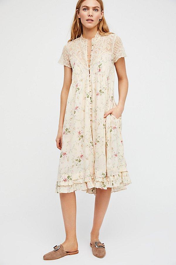 Decadent Midi Dress By Free People