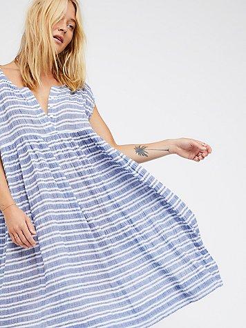 Mighty Fine Midi Dress By Free People