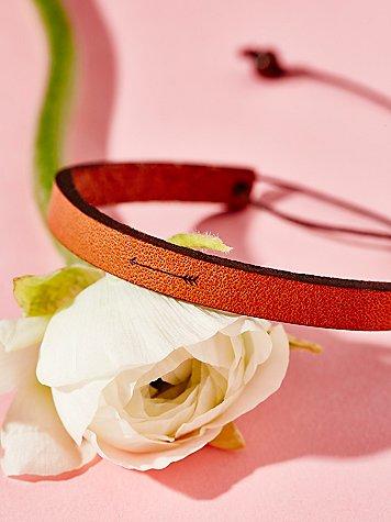 All In A Word Leather Bracelet By Laurel Denise