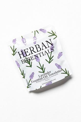 Herban Essentials Womens Mini Scented Towelettes