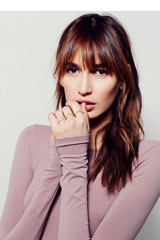 Free People Womens Mystic Mountain Ring Set