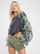 Free People Fleur De Lis Kimono
