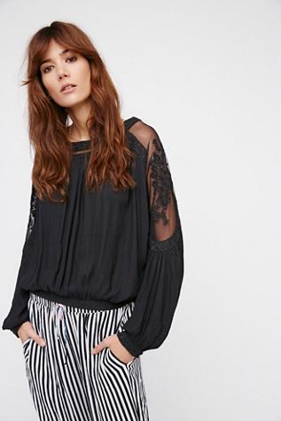 Free People Womens Light Up The Sky Top