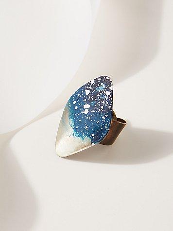 Rhombus Patina Ring By Free People