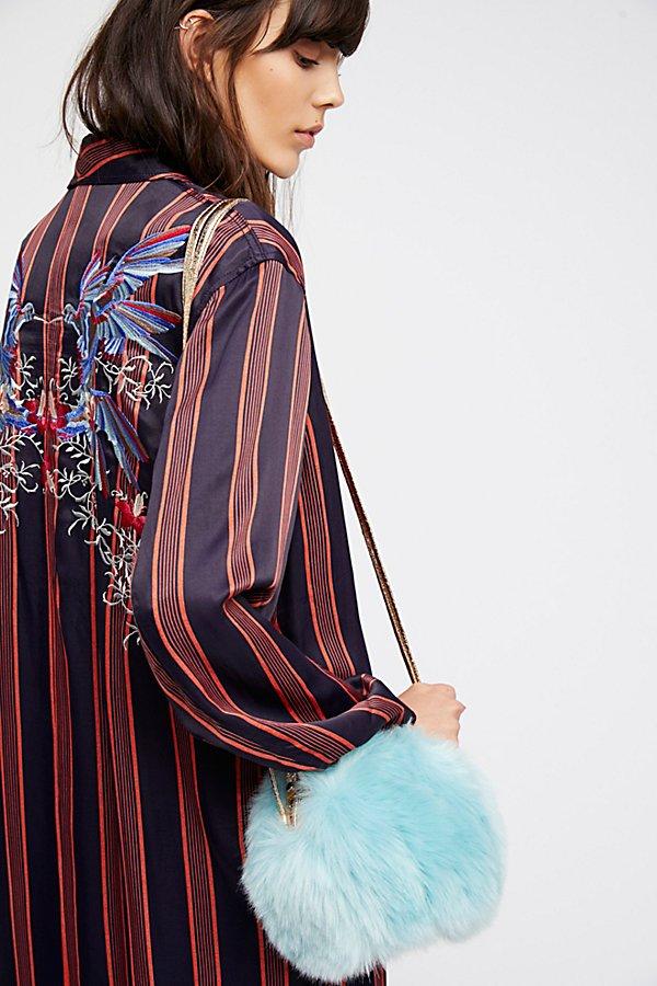 Cleo Faux Fur Crossbody By Free People