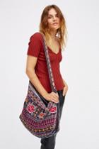 Johnny Was Womens Velvet Bloom Tote