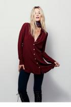Free People Womens Feelin Alright Buttondown Top