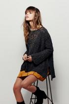 Free People Womens Pretty Pointelle Vee