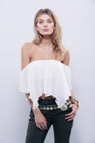 Fp Collection Womens Drippy Off The Shoulder