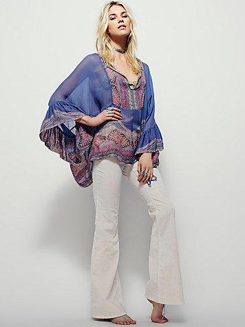 Free People Pull On Corduroy Flare