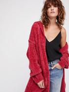 Half Moon Chenille Cardi By Free People