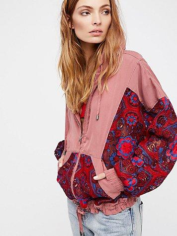 Magpie Oversize Lacey Jacket By Free People