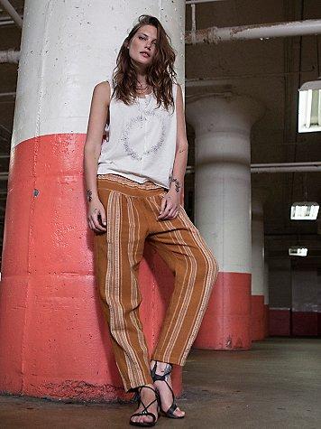 Free People Wide Yoke Pull On Pant