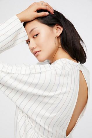 Free People Womens Wonderland Blouse Top