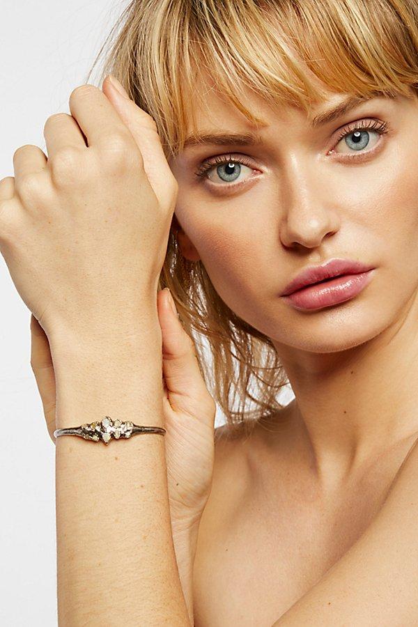 8 Blue Diamond Slice Opal Cuff By Bohobo Collective At Free People