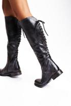 Bed Stu Womens Surrey Lace Back Boot
