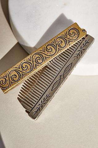 Lhn Jewelry Womens Hand Engraved Comb