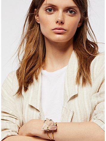 Mega Stone Cuff By M.liz Designs At Free People