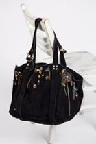 Free People Womens Charmed Suede Tote