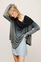 Nicholas K Womens Marco Hoodie Cowl Hoodie Dip Dye