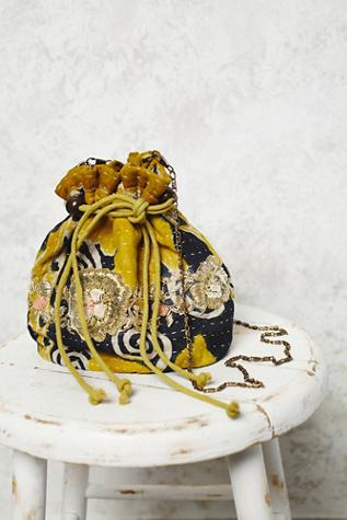 Free People Womens Vintage Kantha Crossbody