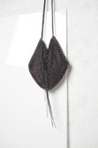 Kenny Ma Womens Bardot Chainmail Crossbody